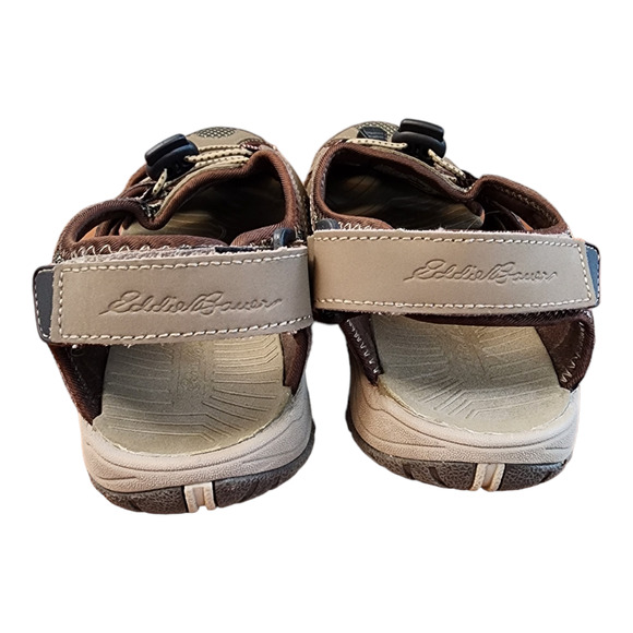 Eddie Bauer Blakely Brown Leather Sport Hiking Sandals Women’s Size 10M - Picture 5 of 13